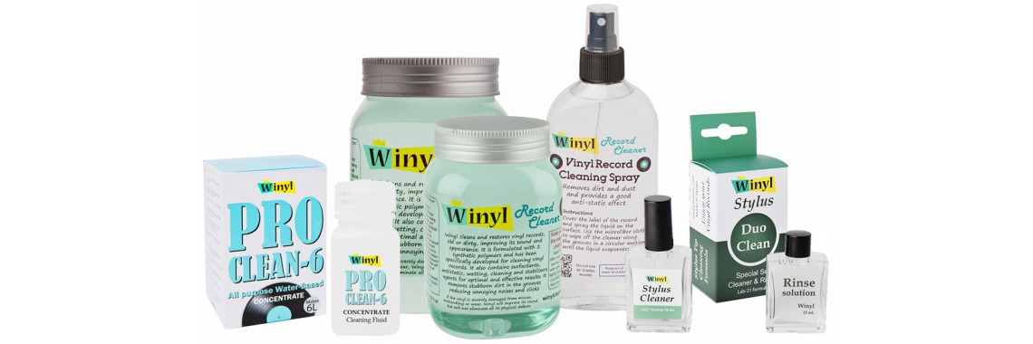 Winyl Record & Stylus cleaning products